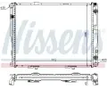 NISSENS Chladi - chlazen motoru NIS 62695A, 62695A