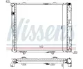NISSENS Chladi vody NIS 62697A, 62697A