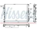NISSENS Chladi vody NIS 627023, 627023
