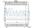 NISSENS Chladi vody NIS 62710, 62710