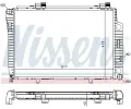 NISSENS Chladi vody NIS 62752A, 62752A