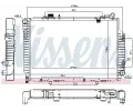 NISSENS Chladi - chlazen motoru NIS 62765, 62765