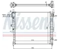 NISSENS Chladi - chlazen motoru NIS 62787A, 62787A
