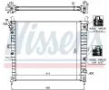 NISSENS Chladi - chlazen motoru NIS 62788A, 62788A