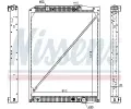 Chladi vody NISSENS ‐ NIS 62791A