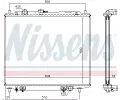 NISSENS Chladi vody NIS 62802, 62802