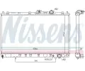 NISSENS Chladi - chlazen motoru NIS 628431, 628431