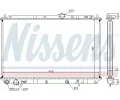 NISSENS Chladi - chlazen motoru NIS 62858A, 62858A