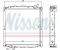 Chladi vody NISSENS ‐ NIS 62877A