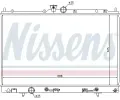 NISSENS Chladi vody NIS 62893, 62893