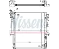 NISSENS Chladi vody NIS 62896, 62896