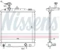 NISSENS Chladi vody NIS 628988, 628988