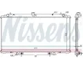 NISSENS Chladi vody NIS 62953A, 62953A