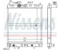 NISSENS Chladi vody NIS 629871, 629871