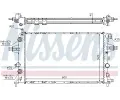 NISSENS Chladi - chlazen motoru NIS 63003A, 63003A