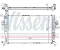 NISSENS Chladi vody NIS 63009A, 63009A