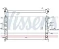 NISSENS Chladi vody NIS 63013A, 63013A