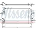 NISSENS Chladi - chlazen motoru NIS 63028A, 63028A