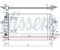 NISSENS Chladi vody NIS 630702, 630702