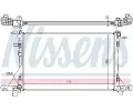 NISSENS Chladi vody NIS 630733, 630733