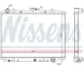 NISSENS Chladi vody NIS 630754, 630754