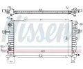 NISSENS Chladi vody NIS 630768, 630768