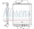 NISSENS Chladi vody NIS 630787, 630787