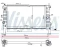 NISSENS Chladi - chlazen motoru NIS 63092, 63092