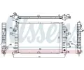 NISSENS Chladi - chlazen motoru NIS 63115A, 63115A