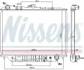 NISSENS Chladi - chlazen motoru NIS 63117, 63117