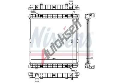 NISSENS Chladi - chlazen motoru NIS 63333, 63333
