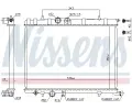 NISSENS Chladi - chlazen motoru NIS 63502A, 63502A
