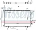 NISSENS Chladič vody NIS 63561, 63561