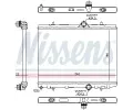 NISSENS Chladi vody NIS 636043, 636043