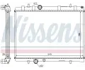 NISSENS Chladi - chlazen motoru NIS 63605A, 63605A