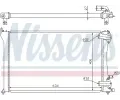 NISSENS Chladi vody NIS 63701, 63701