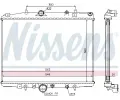 NISSENS Chladi vody NIS 63703, 63703