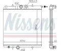 NISSENS Chladi - chlazen motoru NIS 63708A, 63708A