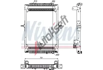 NISSENS Chladi - chlazen motoru NIS 63785, 63785