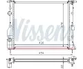 NISSENS Chladi vody NIS 63884, 63884