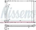 NISSENS Chladi vody NIS 63943A, 63943A