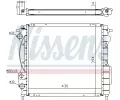 NISSENS Chladi vody NIS 63968A, 63968A