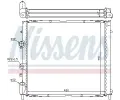 NISSENS Chladi� - chlazen� motoru NIS 63985, 63985