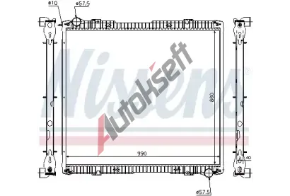 NISSENS Chladi - chlazen motoru NIS 64067A, 64067A