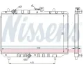 NISSENS Chladi vody NIS 64154, 64154