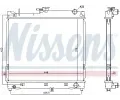 NISSENS Chladi vody NIS 64162, 64162