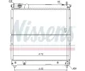 NISSENS Chladi vody NIS 64163, 64163