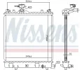 NISSENS Chladi - chlazen motoru NIS 64175A, 64175A