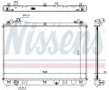 NISSENS Chladi vody NIS 64200, 64200
