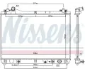 NISSENS Chladi vody NIS 64253, 64253